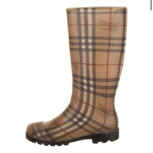 Burberry Nova Check Rain Boots sz EU39